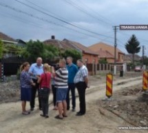 Primarul a inspectat lucrările de modernizare a străzilor de pământ