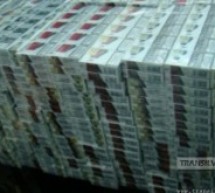 350 pachete ţigări descoperite în mașina unei maramureșence