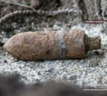 Proiectil neexplodat din al Doilea Război Mondial găsit la Foieni