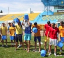 Echipa Olimpia Satu Mare a acceptat provocarea Ice Bucket Challenge