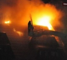 Incendiu la un depozit de rotobaloți din Satu Mare