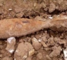 O bombă aruncător din al II-lea Război Mondial descoperită la Tur