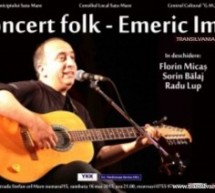 Concert folk susținut de Emeric Imre la District 15