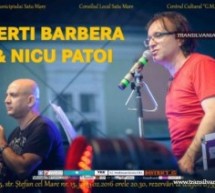 Concert Berti Barbera si Nicu Patoi la District 15