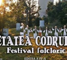 Festivalul folcloric „Cetatea Codrului” va avea loc pe 14 august