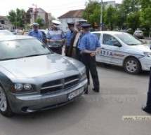 Șoferi vitezomani, amendați de polițiștii sătmăreni