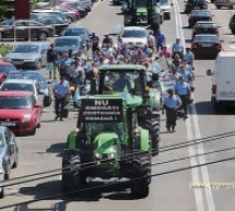 Fermierii din Satu Mare au protestat pentru a-și manifesta nemulțumirea cu privire la întârzierile înregistrate la plata subvențiilor