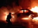Un autoturism a ars în Satu Mare