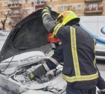 Incendiu la un autoturism produs în Satu Mare