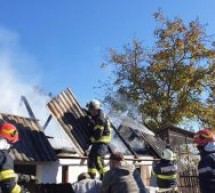 Incendiu la o anexă gospodărească în localitatea Botiz