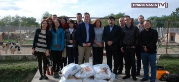 TSD Satu Mare a donat 150 kg de mâncare pentru câinii fără stăpân