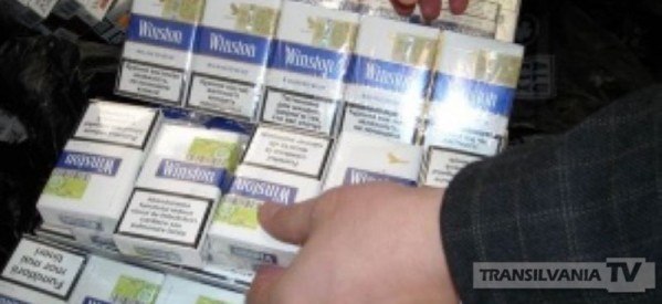 Peste 200 de pachete de țigări au fost confiscate de polițiști