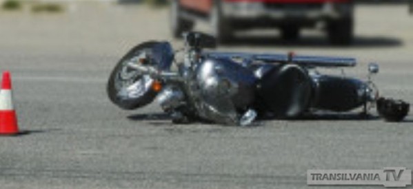 Motociclist accidentat în Păulești