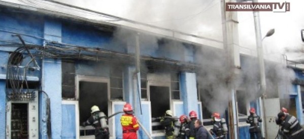 Incendiu la fabrica de mobilă Sarmex