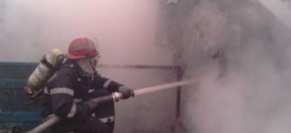 Incendiu izbucnit la un atelier de tâmplărie din Dorolț