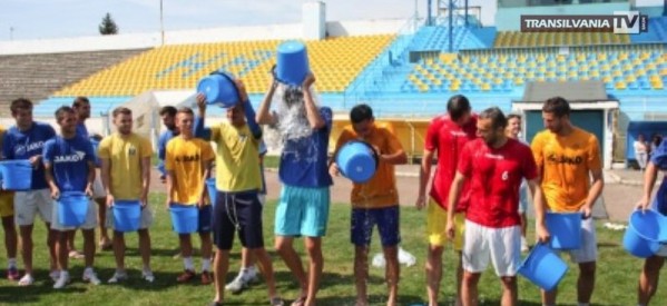 Echipa Olimpia Satu Mare a acceptat provocarea Ice Bucket Challenge