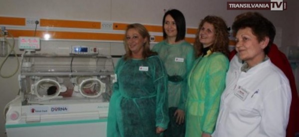 Incubator nou donat Spitalului Județean Satu Mare
