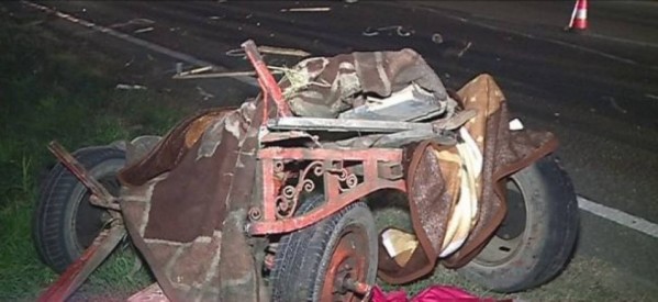Un bărbat din Ungaria a lovit o căruță după care a părăsit locul accidentului