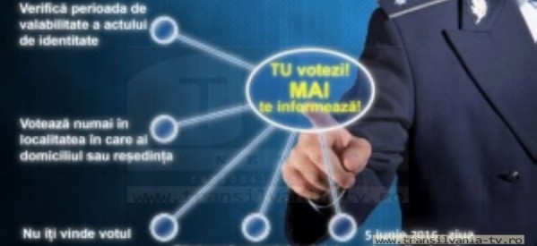 Campania de informare TU VOTEZI, M.A.I. TE INFORMEAZĂ