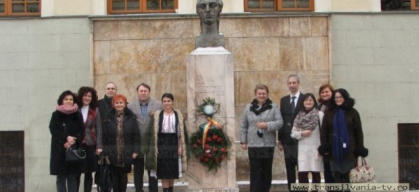 Mihai Eminescu a fost omagiat la liceul care îi poartă numele