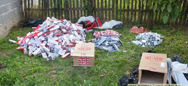 Țigări de contrabandă, confiscate de polițiști
