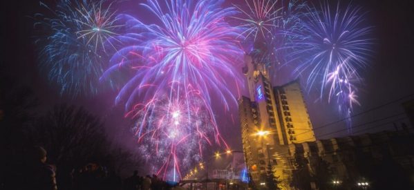 Spectacol de artificii în Satu Mare